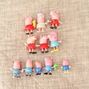 Peppa Pig & George  Figures Lot of 11